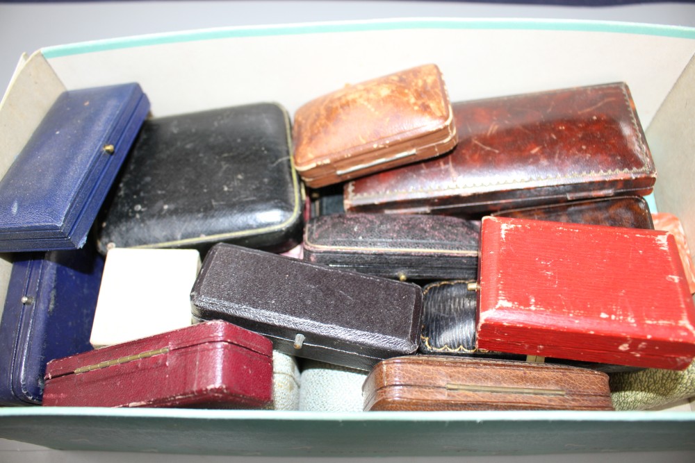 Thirty assorted jewellery boxes.